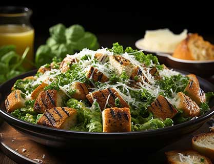 Grilled Caesar Salad