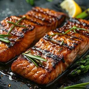 Wood-Fired Salmon with Citrus Glaze